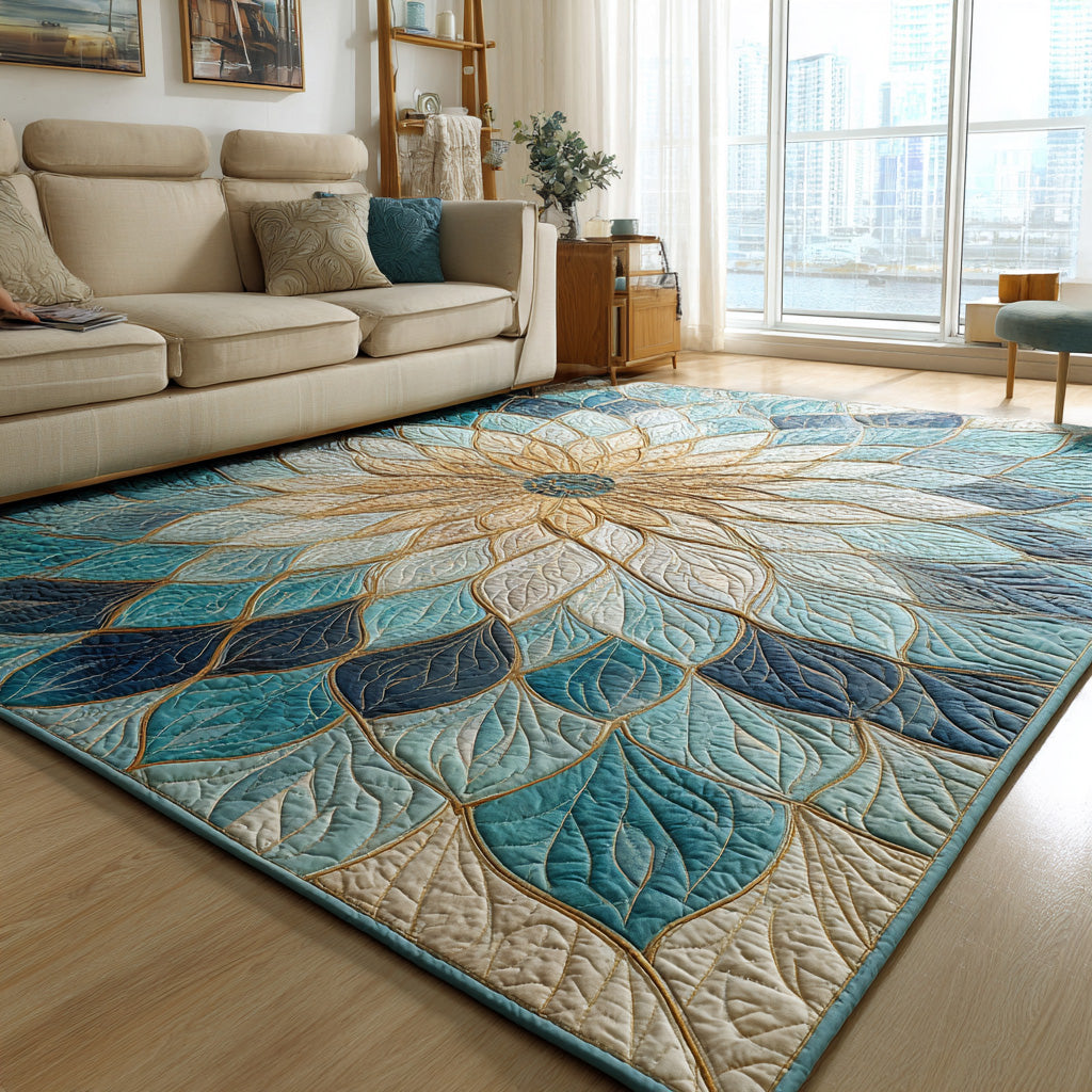 Jade Rosette Area Rug NCU0VL3279