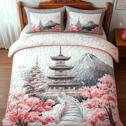 Japan 3-Piece Quilted Bedding Set NCU0VT165
