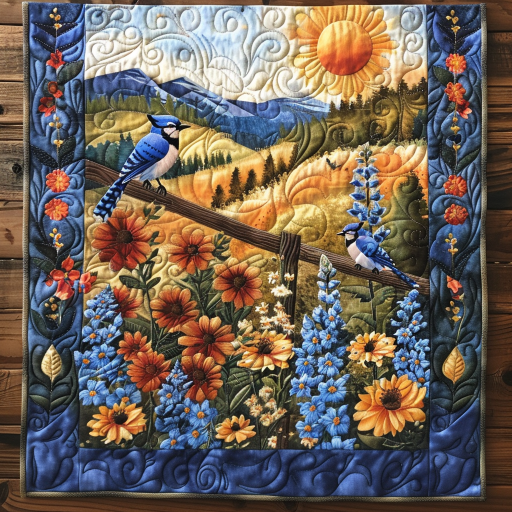 Jays Flight Quilted Table Runner NCU0DV4722