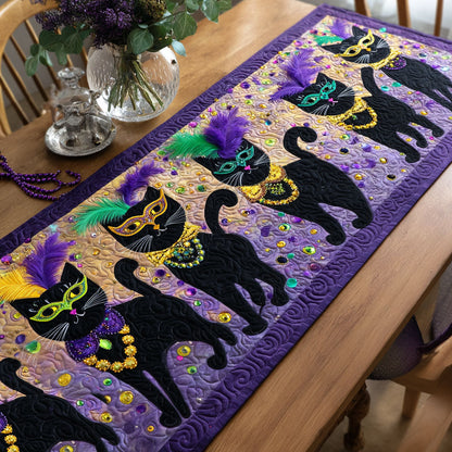 Jazz Cat Quilted Table Runner NCU0NT11805