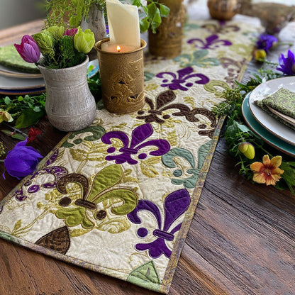 Jester Fleur Quilted Table Runner NCU0PT10973