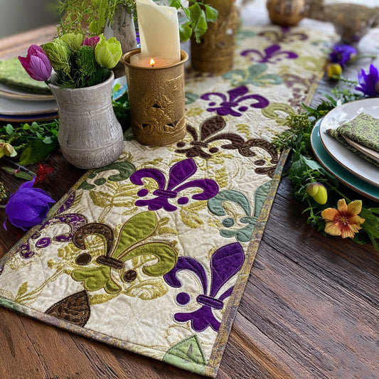 Jester Fleur Quilted Table Runner NCU0PT10973