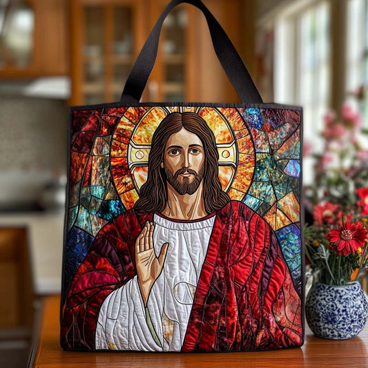 Jesus Hope Always Quilted Tote Bag NCU0NT8547
