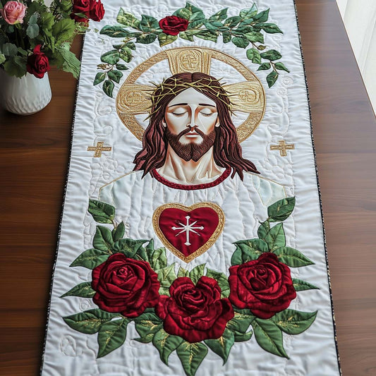 Jesus Is Love Quilted Table Runner NCU0NT7780