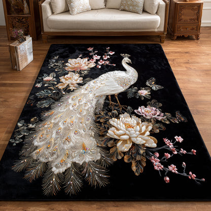 Jeweled Peacock Throne Area Rug NCU0HH795