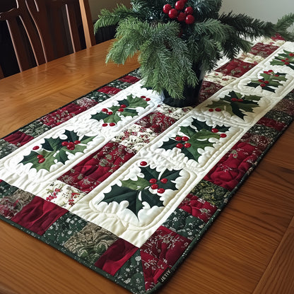 Jingle Joy Quilted Table Runner NCU0PT1490