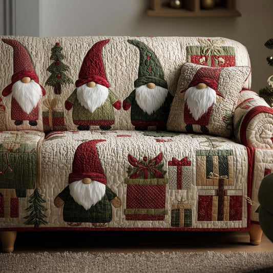 Jingle All Way Quilted Sofa Cover NCU0NT11053