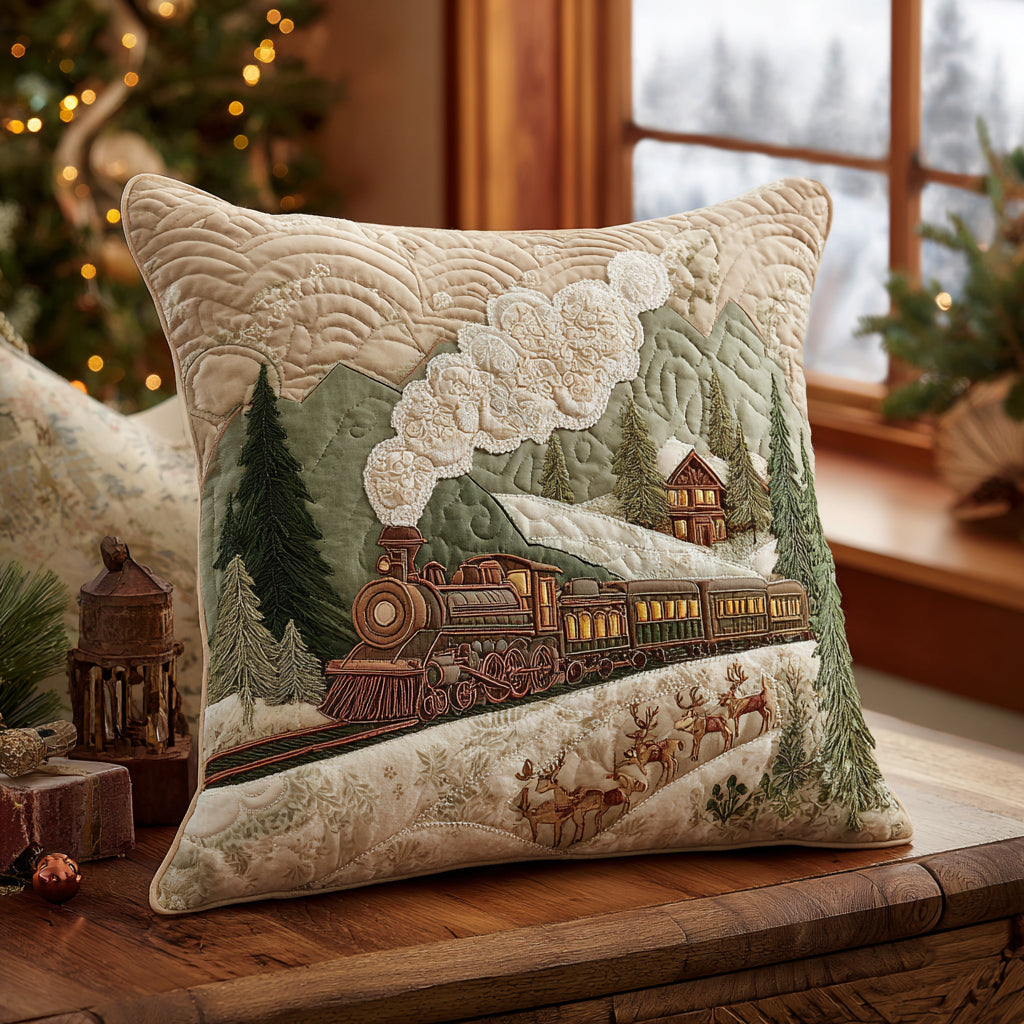 Jingle Bell Express Quited Pillow Case NCU0DV8981