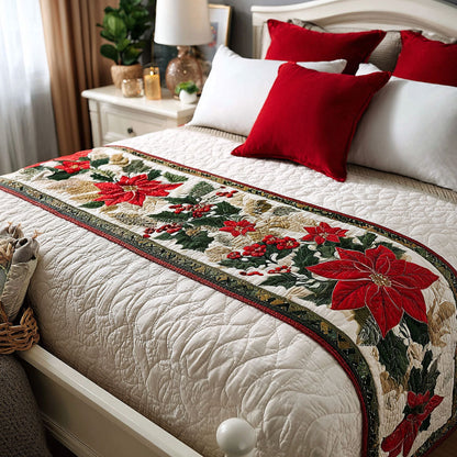 Jingle Berry Bliss Quilted Bed Runner NCU0PT8988