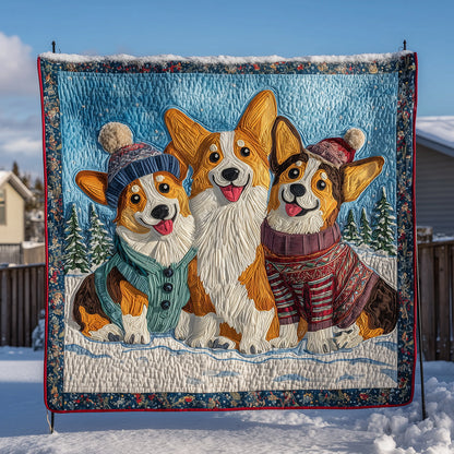 Jingle Pups Quilted Blanket NCU0TH3446