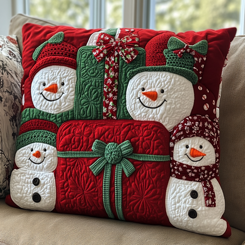 Jingle Snow Quilted Pillow Case NCU0VH710