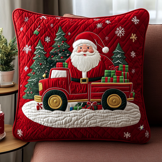 Jolly Holiday Express Quilted Pillow Case NCU0PT2473