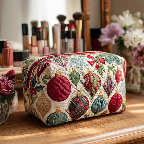 Jolly Bauble Quilted Makeup Bag NCU0PT9504