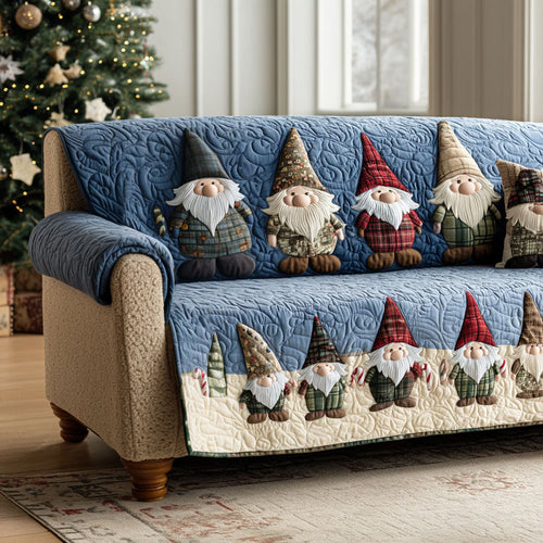 Jolly Beard Friends Quilted Sofa Cover NCU0PT10473