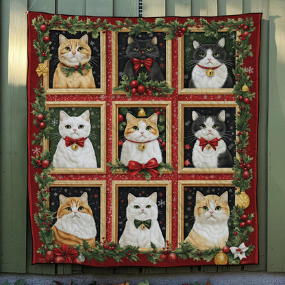 Jolly Cats Quilted Blanket NCU0TL1687