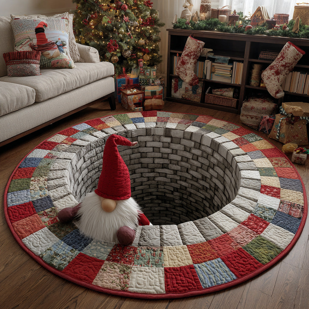 Jolly Descent Quilted Round Mat NCU0DV7777
