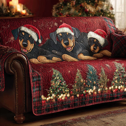 Jolly Doberman Quilted Sofa Cover NCU0HH1216