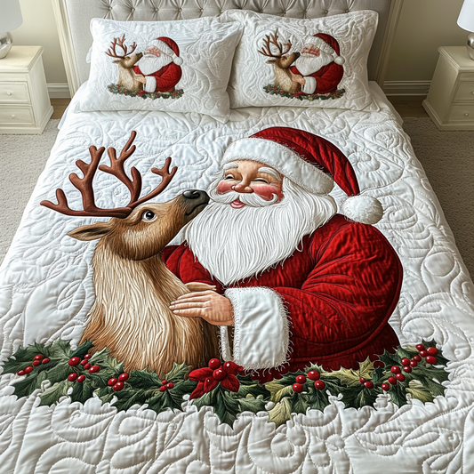 Jolly Duo 3-Piece Quilted Bedding Set NCU0VH1295