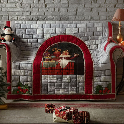 Jolly Fireplace Quilted Sofa Cover NCU0PT10720