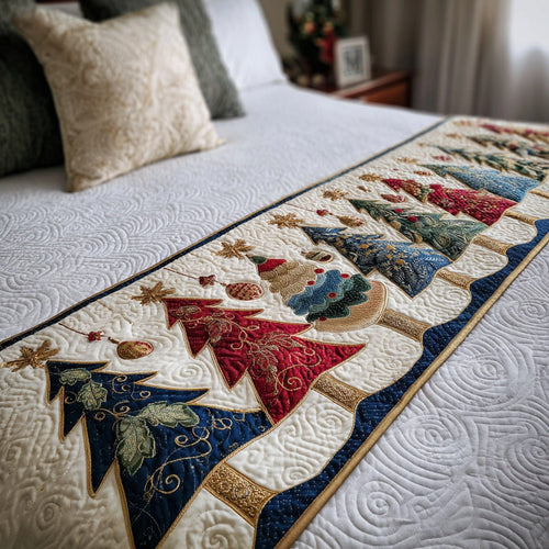 Jolly Forest Quilted Bed Runner NCU0TV674