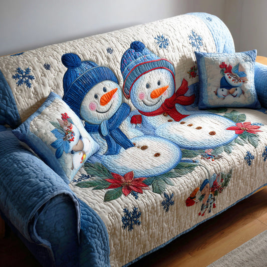 Jolly Frost Dream Quilted Sofa Cover NCU0TD1035