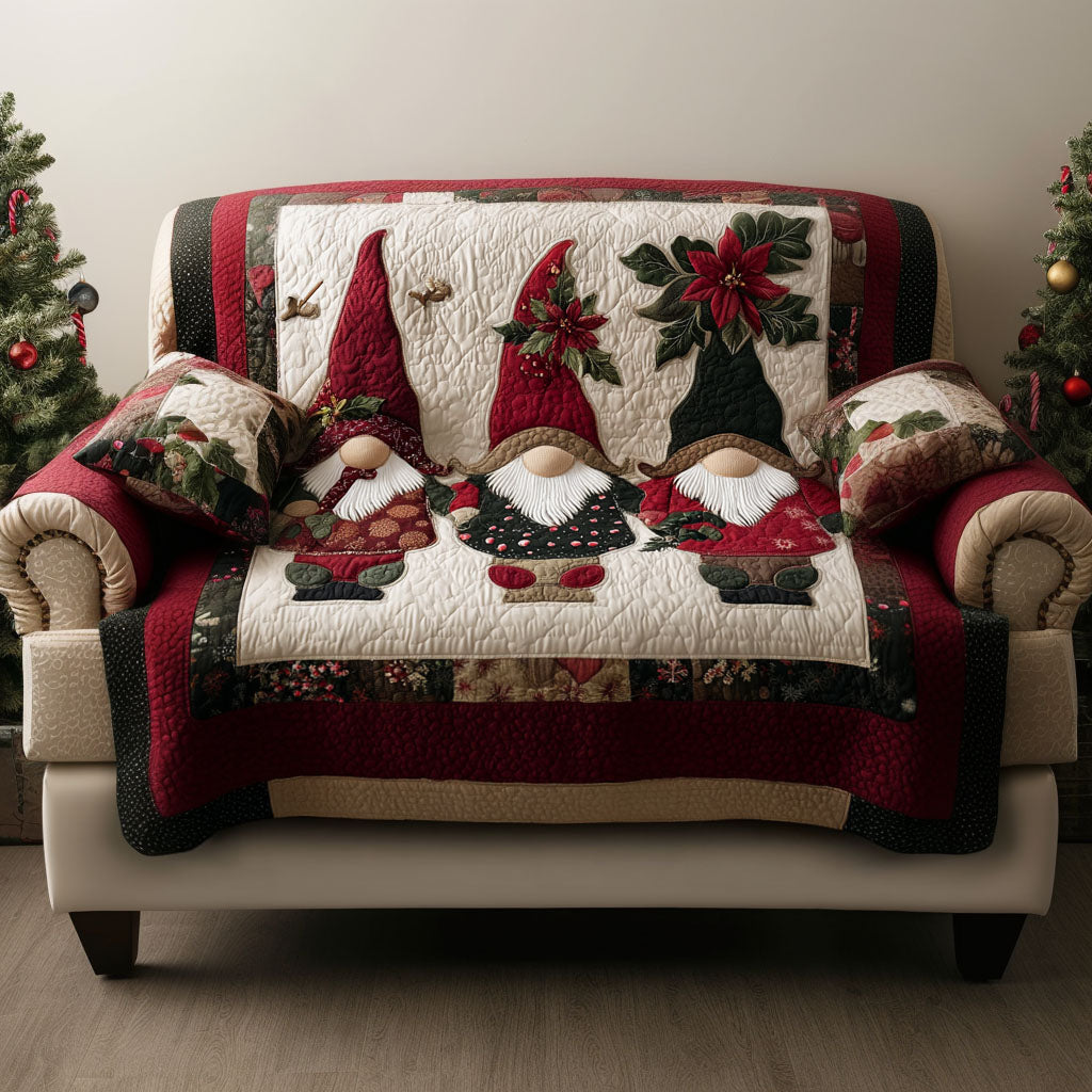 Jolly Gnome Quilted Sofa Cover NCU0PT9677