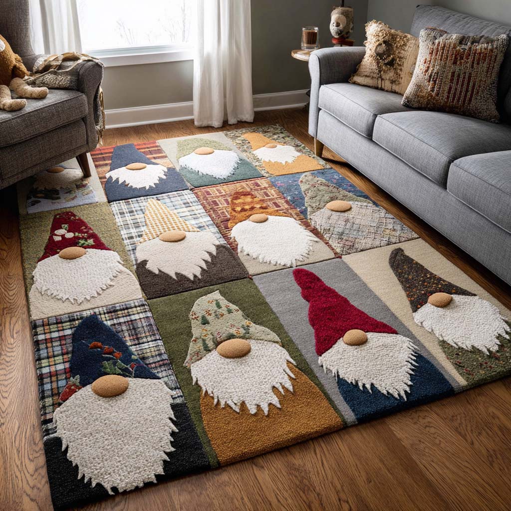 Jolly Gnomes Area Rug NCU0NT10086