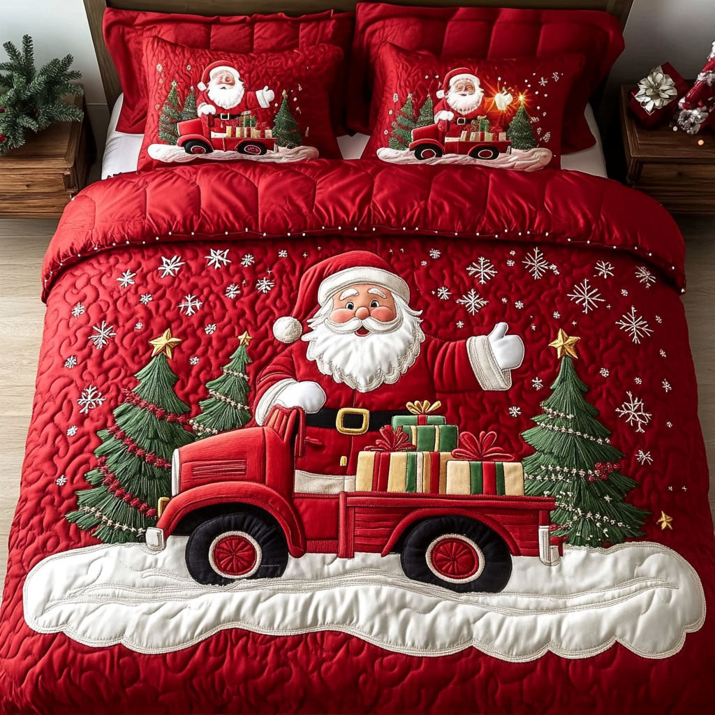 Jolly Santa Quilted Sofa Cover GFTOTG1723 main image 0