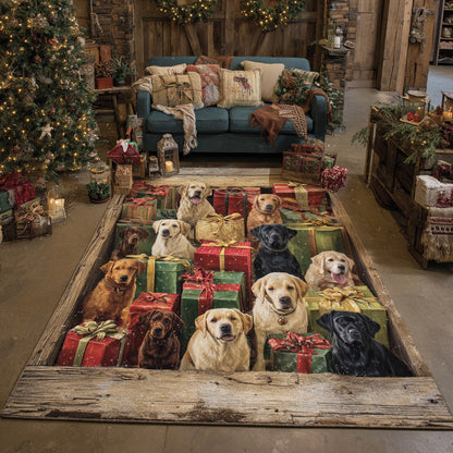 Jolly Labrador Retriever Area Rug NCU0HH1439