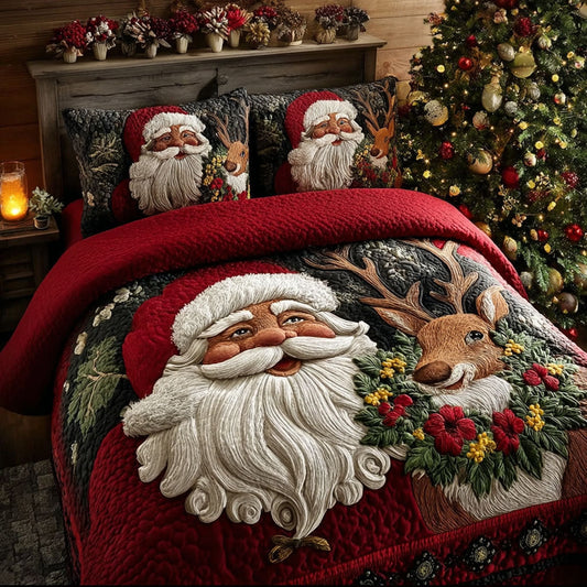 Jolly Night 3-Piece Quilted Bedding Set NCU0PT10347