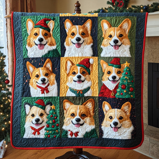 Jolly Paws Gathering Quilted Blanket NCU0PT1465