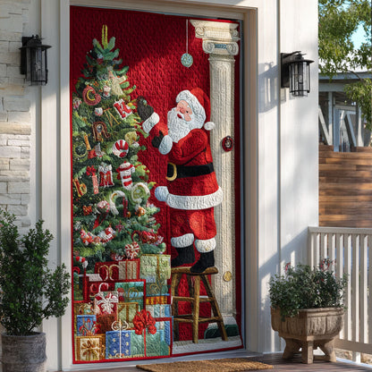 Jolly Saint Nick Quilted Door Cover NCU0PT10407