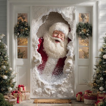 Jolly Santa Lane Quilted Door Cover NCU0TD1643