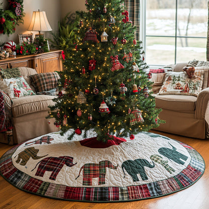 Jolly Trunks Quilted Christmas Tree Skirt NCU0DV7829