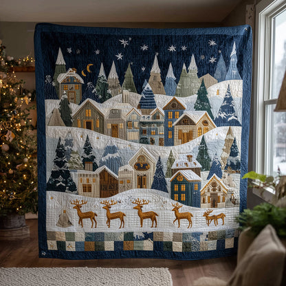 Jolly Village Quilted Blanket NCU0TH3512
