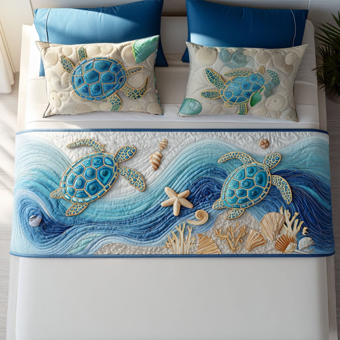 Journey Within Quilted Bed Runner NCU0PT8247