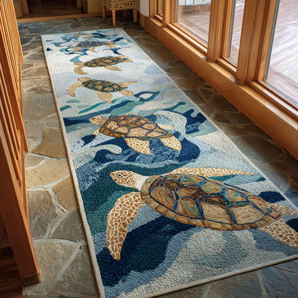 Journey of the Turtle Runner Carpet NCU0PT10023 – Vantique