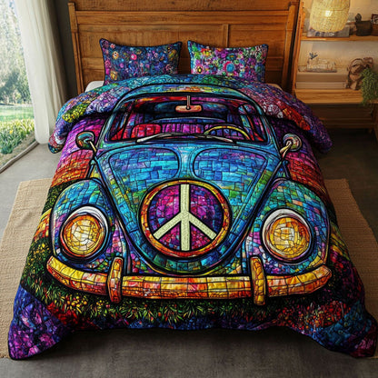 Joy Ride Nights 3-Piece Quilted Bedding Set NCU0PT5316