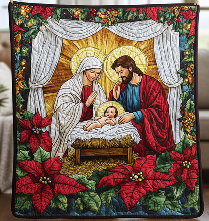 Joy to the World Quilted Blanket NCU0VH383