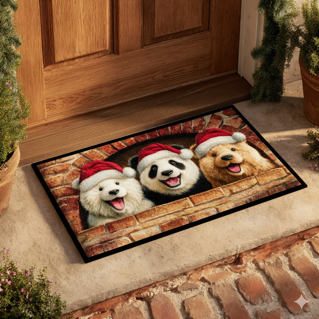 Joyful Bear Trio Doormat NCU0HH900
