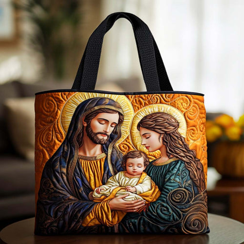 Joyful Birth Quilted Tote Bag NCU0NT9626