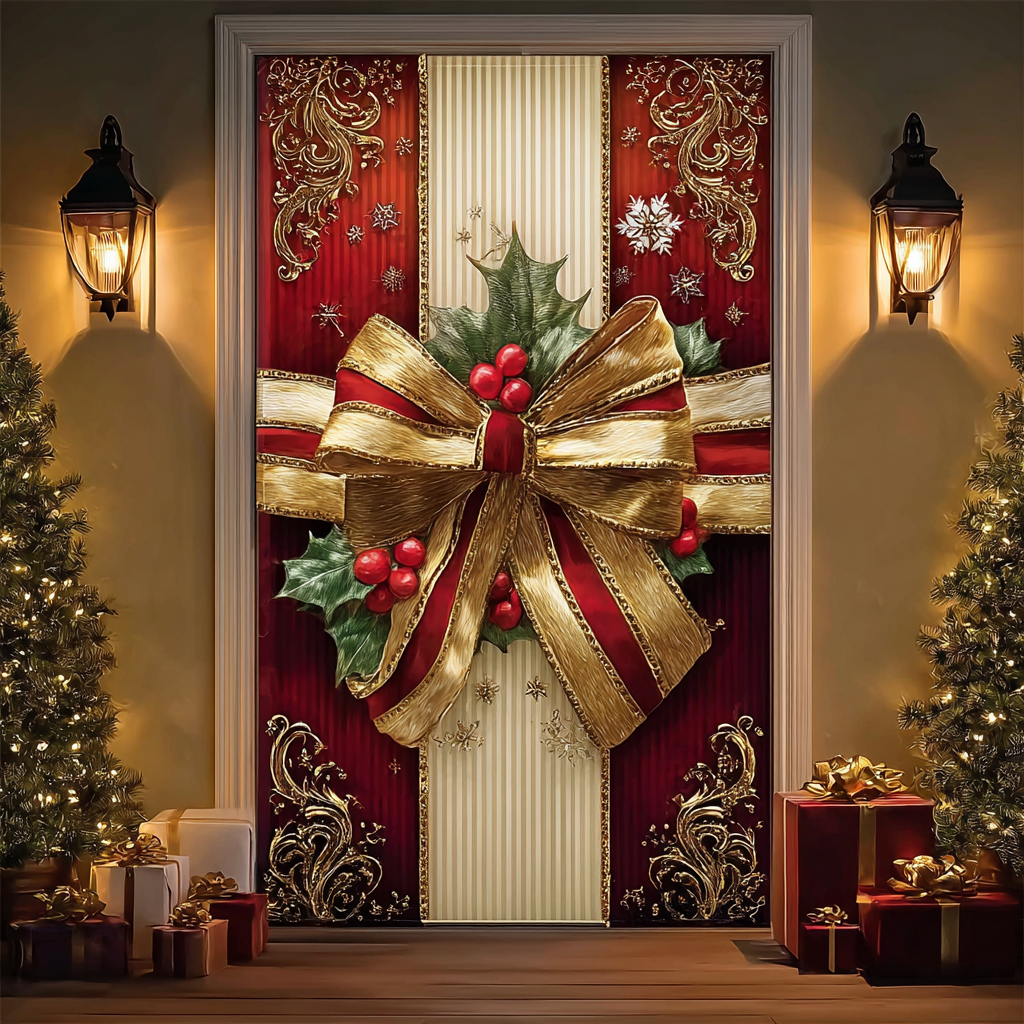 Joyful Gift Quilted Door Cover NCU0DK10939