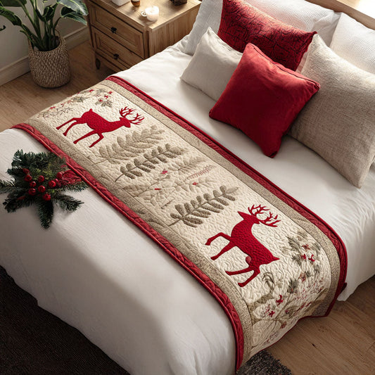 Joyful Hearth Quilted Bed Runner NCU0PT9156