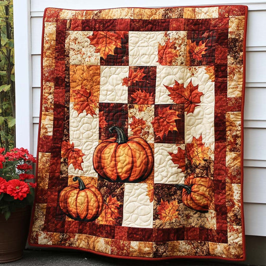 Joyful Maple Stroll Quilted Blanket NCU0NT8426