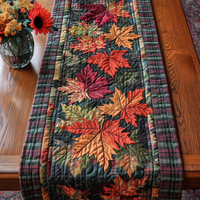 Joyful Maple Stroll Quilted Table Runner NCU0NT8405