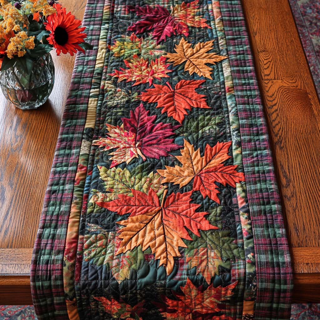 Fall Quilted Table Runner NCU0VT207