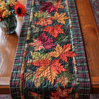 Joyful Maple Stroll Quilted Table Runner NCU0NT8405