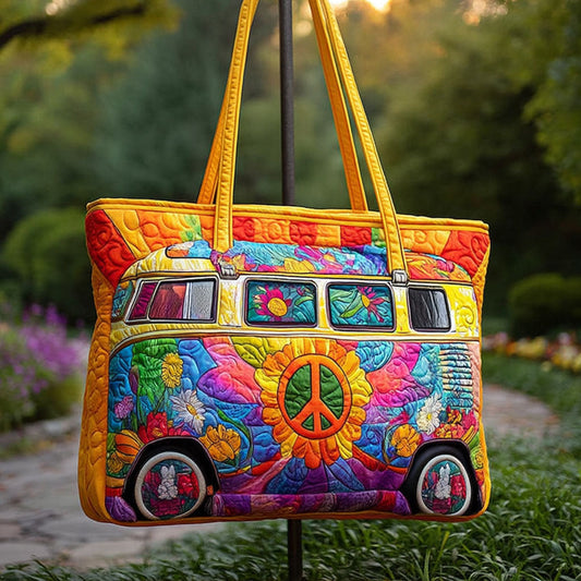 Joyful Miles V2 Quilted Tote Bag NCU0PT8950