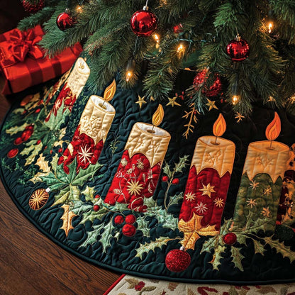 Joyful Night Christmas Quilted Tree Skirt NCU0NT10500