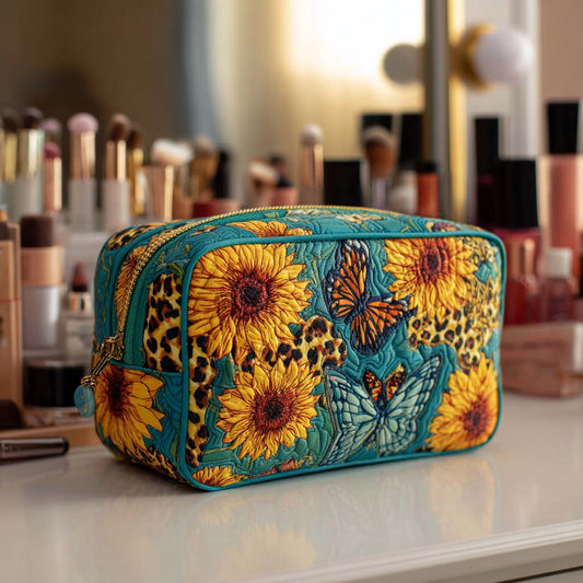 Joyful Petals Quilted Makeup Bag NCU0NT10233